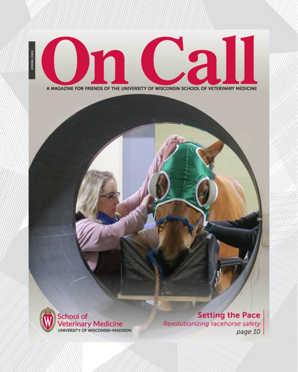 Check out the Spring 2024 issue of On Call magazine! vetmed.wisc.edu/news/on-call/o…