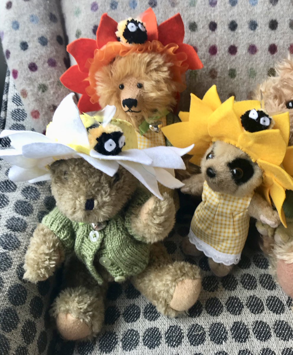 FredTedOlga's tweet photo. Last one #MakeAHat 7 @monkey_maisie @BearBendor72384  - all the same principle- dishes sponge is good because a bit rigid and easy to buy in he supermarket - have fun https://t.co/NDFVJKimRE