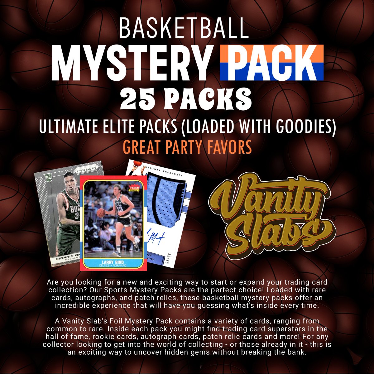 Unveil the excitement with our Basketball Mystery 25 Ultimate Elite Packs! 📷 Loaded with goodies, they're the perfect party favors to elevate any gathering. Get ready to score big with exclusive surprises inside each pack! #Basketball #MysteryPacks #PartyFavors