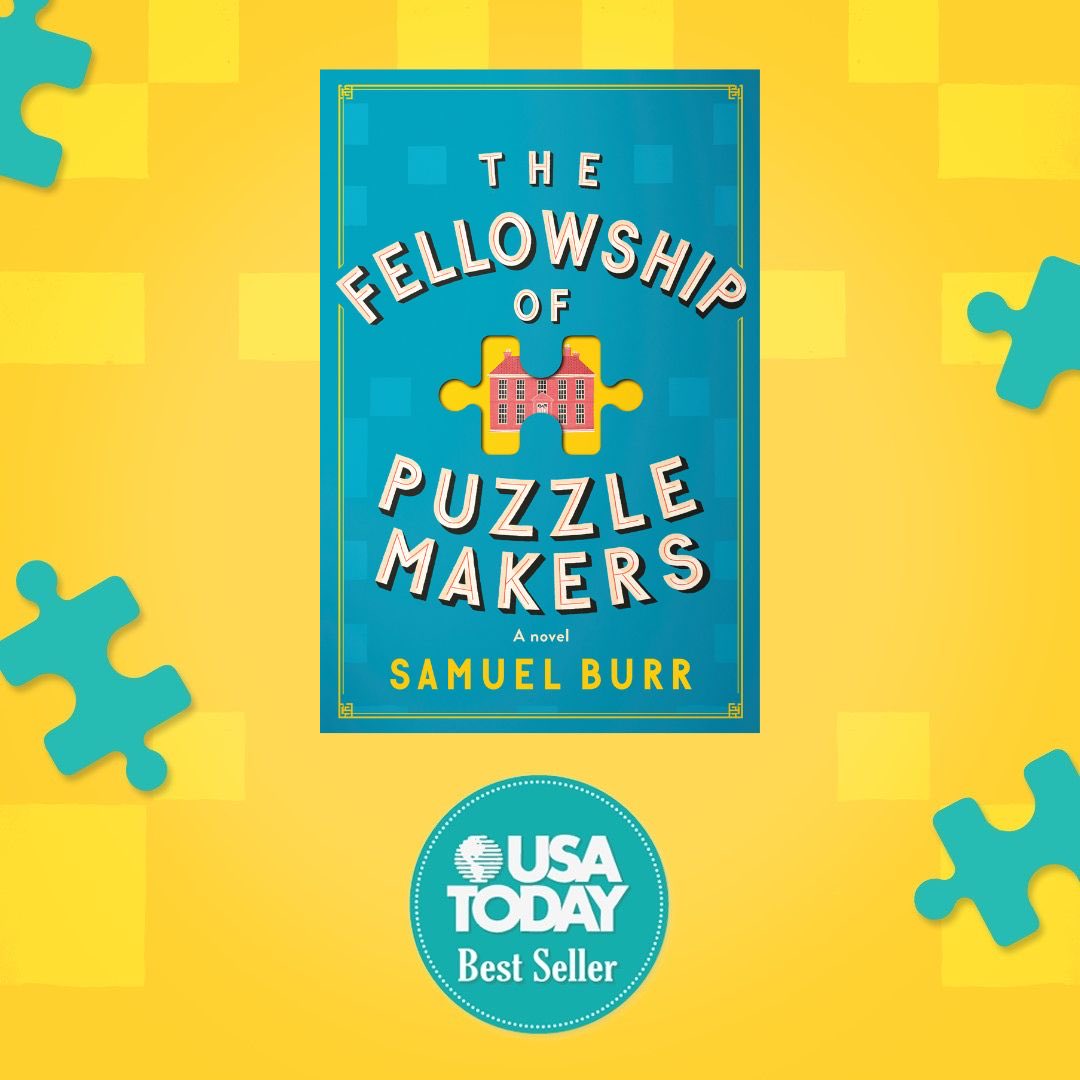 The Fellowship of #Puzzlemakers is a ✨USA TODAY BESTSELLER! ✨ I’m over the moon for Clayton and Pippa who would surely be popping the champagne this evening! Thanks to all the wonderful US readers, booksellers and bloggers who have got behind my debut 🧩🧩🧩