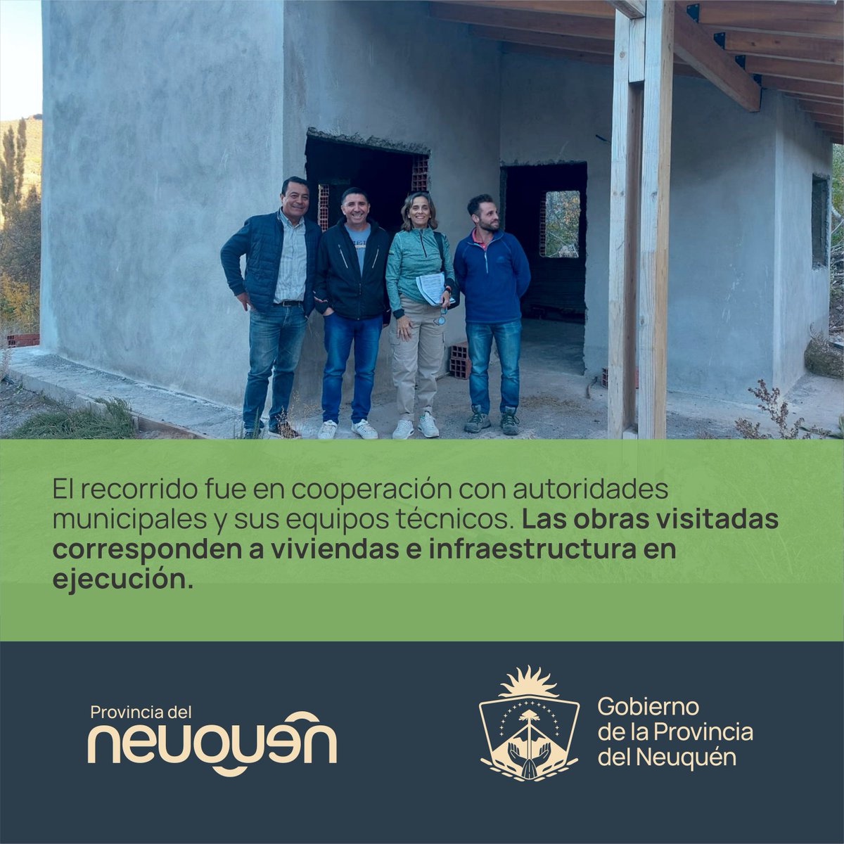 IpvuAdusNqn's tweet photo. 👉Personal de la Dirección General de Obras y la Dirección General de Desarrollo Local, del I.P.V.U. llevaron adelante un relevamiento técnico, en distintas localidades del norte de la provincia. #NeuquénEvolucionaParaVos #regionNorte https://t.co/1JI4ilDegk