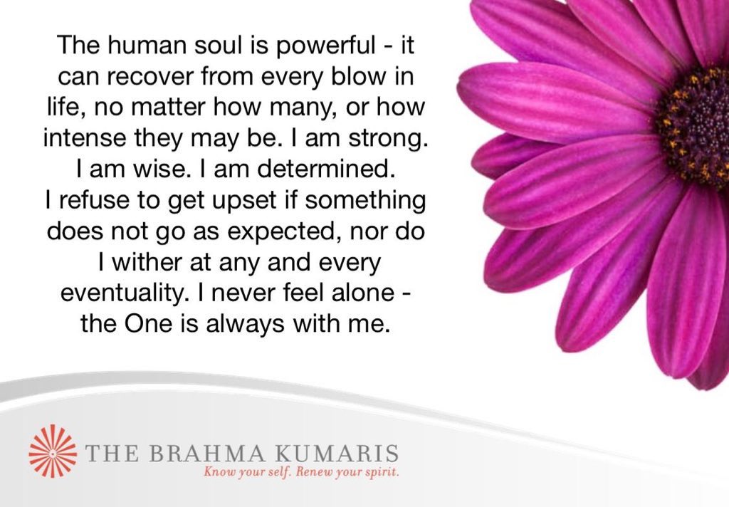 The human Soul is powerful - it can recover from every blow in life, no matter how many, or how intense they may be. 

The Soul is never alone.

The Source is always with the Soul. 

#GiftForTheSoul
#AprilThoughts 
#lifestyle 

#FreeEvents: globalcooperationhouse.org