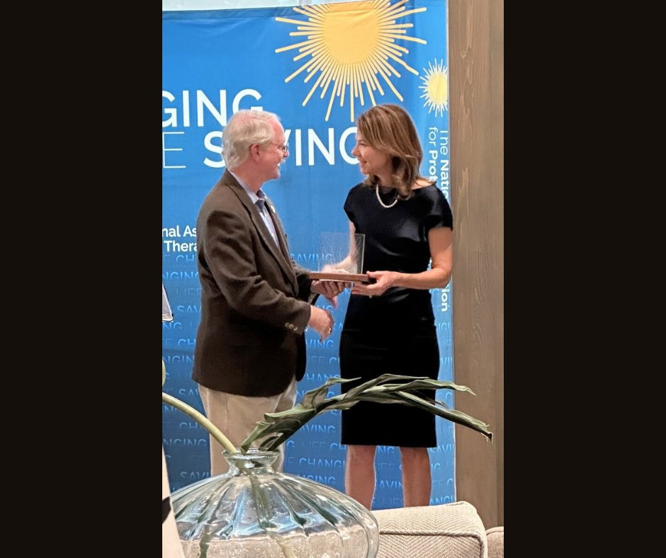UFProtonTherapy's tweet photo. The dedication of Congressman @RepRutherfordFL earned him the prestigious @naptprotons Champion Award, recognizing his efforts to help patients can receive treatment that minimizes side effects and prioritizes their quality of life. #ProtonTherapy #ProtonCommunity #CancerCare https://t.co/oHvblQwt64