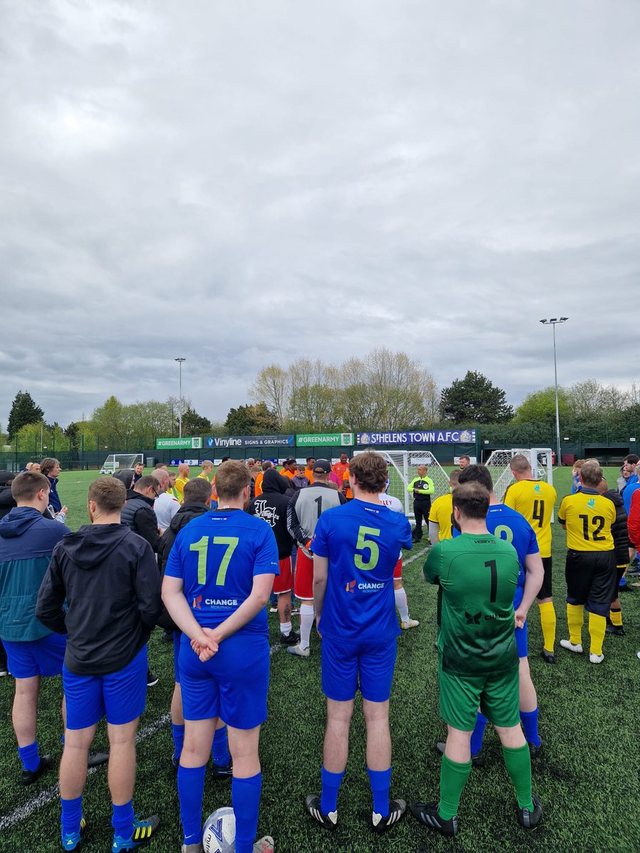 Massive thanks to <a href="/sthelenstownfc/">St Helens Town AFC</a> for inviting our  <a href="/RecoveryAllStar/">Recovery AllStars football team</a> team to the Inclusion Cup today. 

Well organised with some cracking teams, great fun, and a credible 4th place finish.

Well done to everyone competing and involved in the organisation.