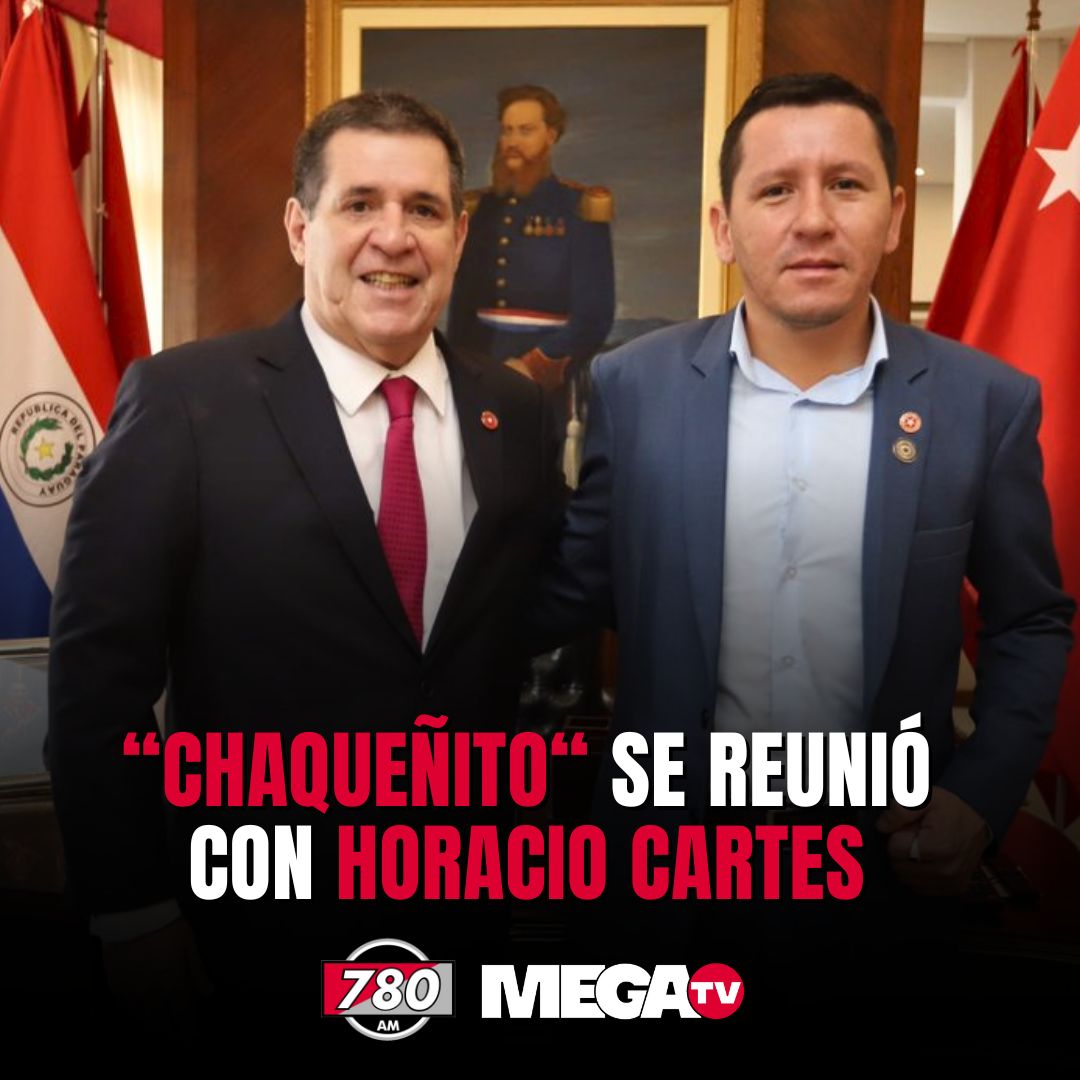 #LoDijoEnX📳 | 'Chaqueñito' se reunió con Cartes 👥El senador @javierelchakque, mejor conocido como 'Chaqueñito', mantuvo una reunión con el presidente de la Junta de Gobierno de la ANR, @Horacio_Cartes, con miras a la 'concreción de proyectos de beneficio para todos los