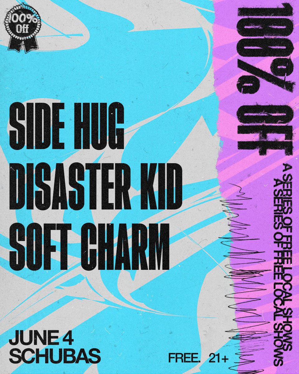 softcharmband's tweet photo. HI! We’re playing a FREE SHOW at @Schubas on June 4th! See u there 😁 https://t.co/rh5TnWazrq