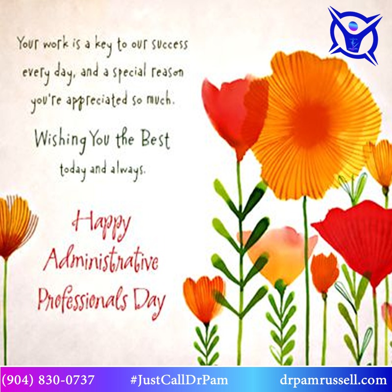 Recognizing the backbone of every office on Administrative Professionals Day! Thank you for keeping things running smoothly and making every day a success. If you are celebrating your admin staff, call us when you are done.
#AdminProfessionalsDay
#Appreciation
#justcalldrpam