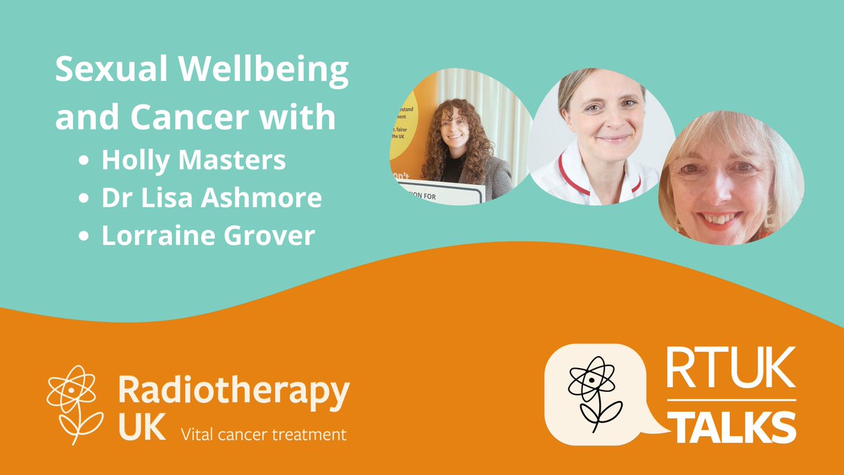 ⏱️ Just about to kick off our next RTUK Talks: Sexual Wellbeing and Cancer, joined by the wonderful @DrLisaAshmore @HollyMasters19 and @lekgrover ! 📌 150 people signed up so looking forward to lively comments and Qs ✅ See you soon!