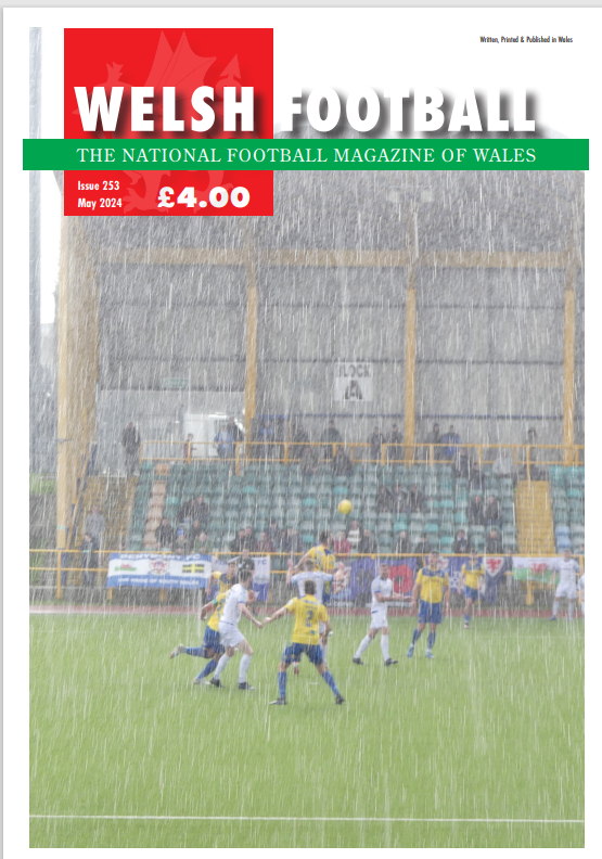 The May edition of Welsh Football magazine has been published and posted to subscribers/distributors. It should be available in retail outlets in the next few days. Latest news, tables etc - & features on @penycaefc1 and @CwmAlbionAFC And the cover features - rain.
