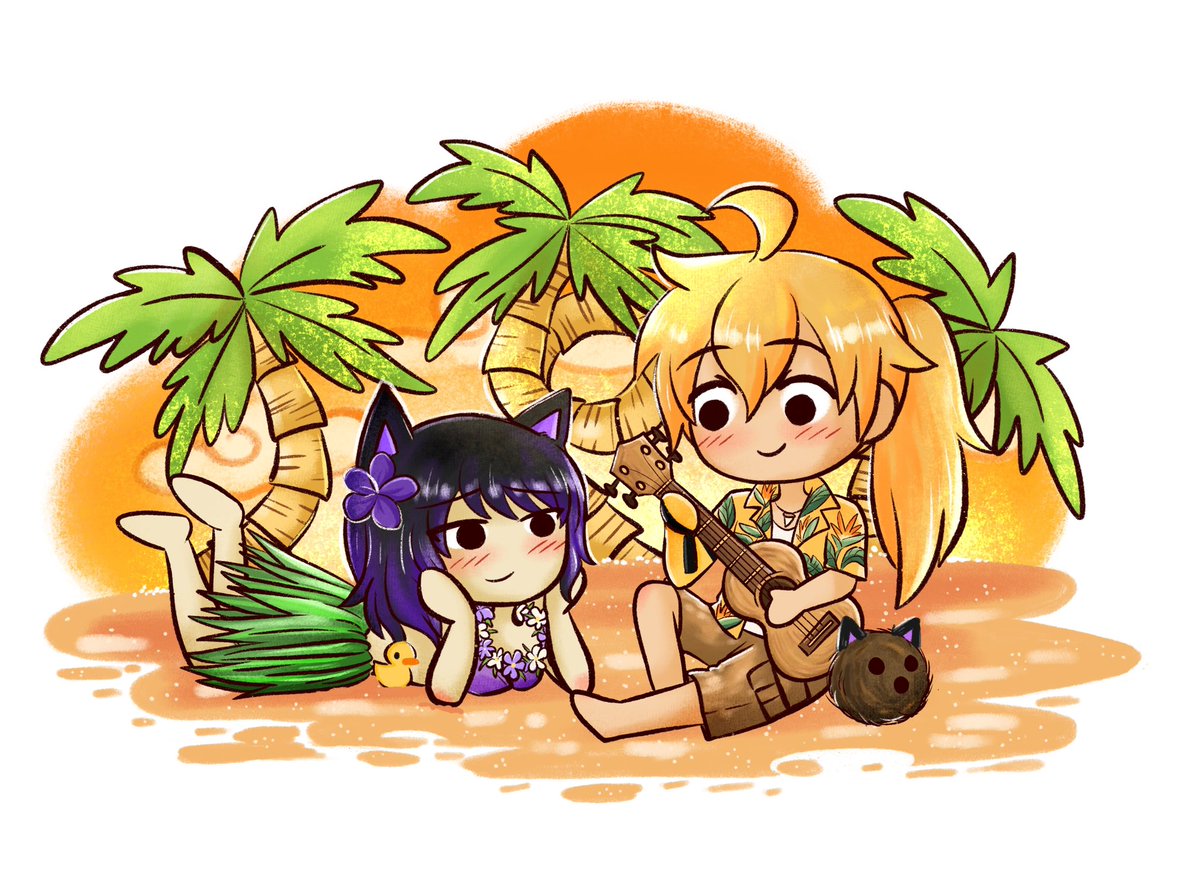 AG_Nonsuch's tweet photo. Put the lime in the coconut. #RWBY #bumbleby https://t.co/Kb3qjvDspB