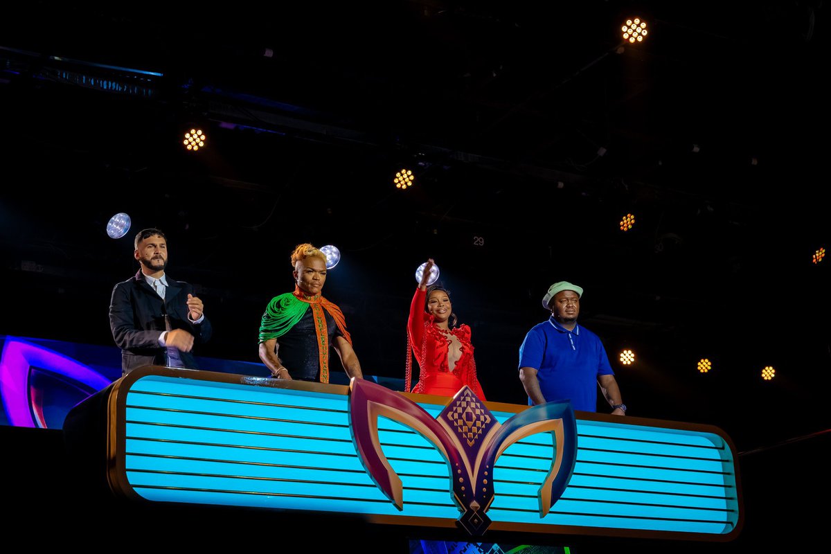 My lovely sisters and brothers, if you missed tonight’s rebroadcast of #MaskedSingerSA don’t stress coz even tomorrow @maskedsingerZA got us with another rebroadcast on SABC3, at 18:00 evening and the premier of a new episode on Saturday at 18:30 on SABC3 🥳🕺🏻🎶📺🎤❤️‍🔥.