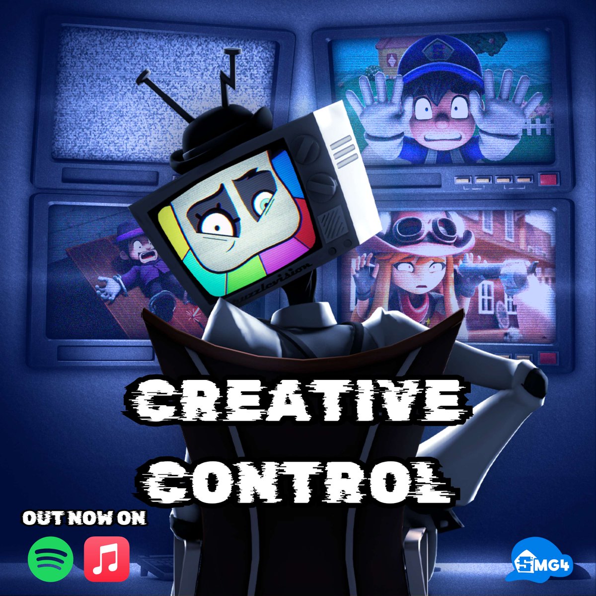Mr Puzzle’s main villain song ‘Creative Control’ is out now on spotify and other streaming services!🎵 BIG BIG Shoutout to @ZaminationZ for producing & composing, @andromeduuh_ for mixing, @BrendanBlaber for vocals && @Elsielovelock for backing vocals 🔥