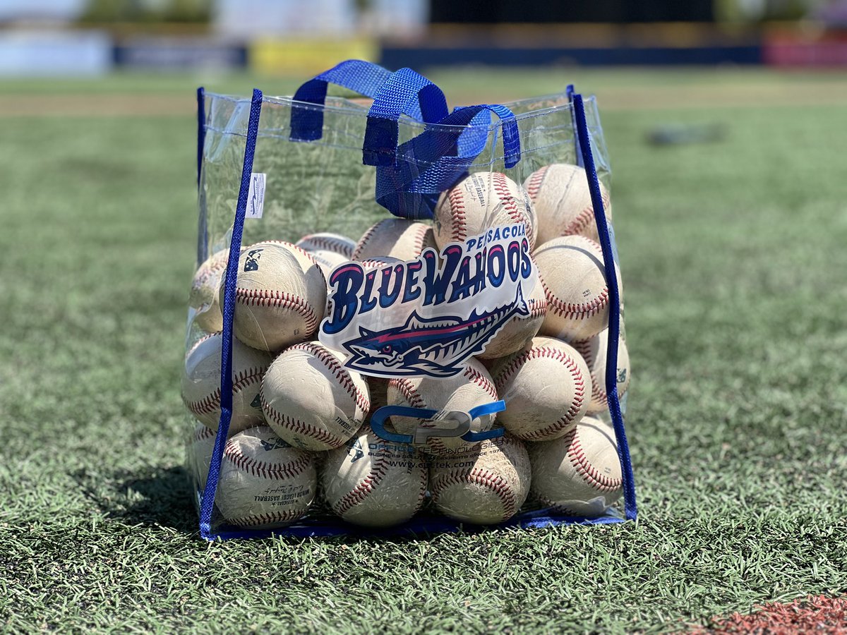 How many baseballs can fit into Friday’s clear bag giveaway presented by CPC Office Technologies? 🎟️: bluewahoos.com/tix