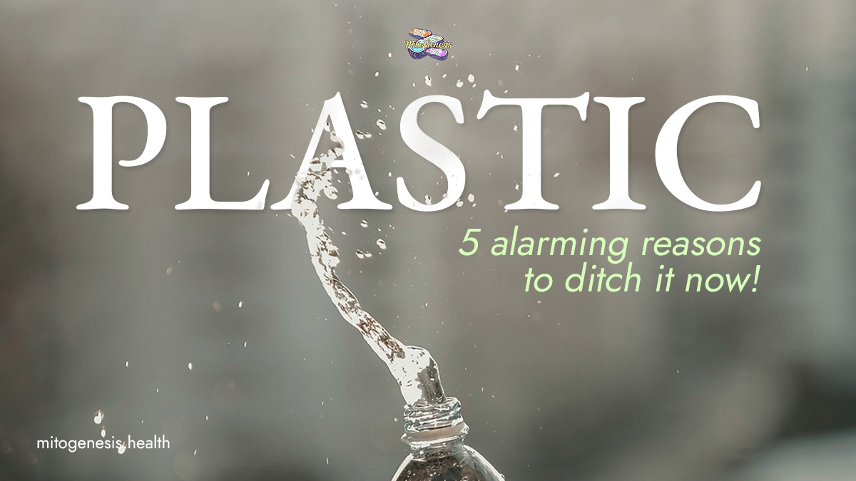 Here are five compelling reasons to ditch plastic today:
1️⃣ Harmful chemicals
2️⃣ Pollution
3️⃣ Microplastics
4️⃣ Endocrine disruption
Environmental impact

#mitogenesis_health #cancertreatment #holisticapproach #holistichealthcare #mitochondria #wahlsprotocol #individualizedcare