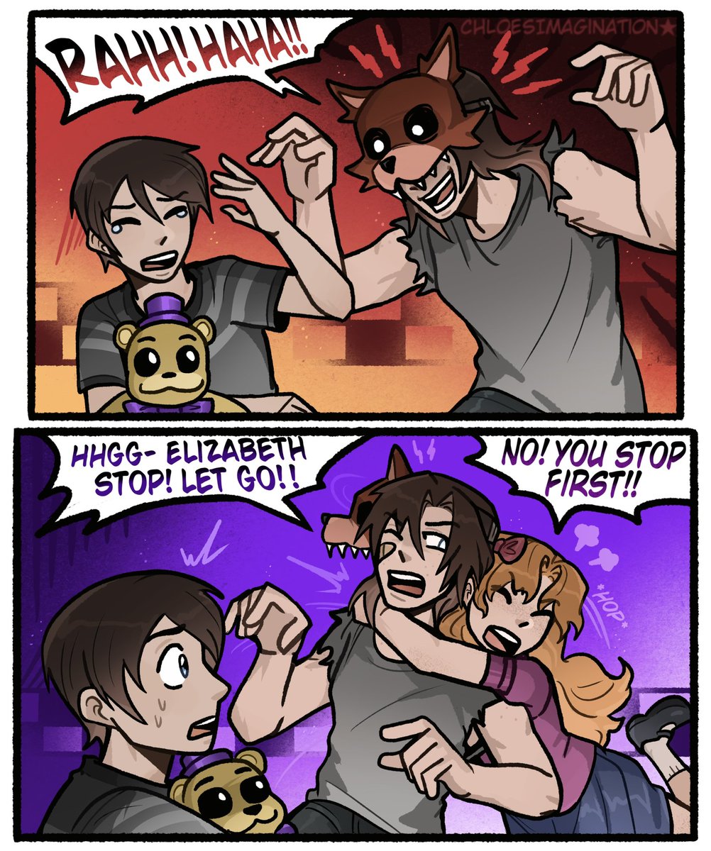 The tamest Afton kids’ fight in FNAF history