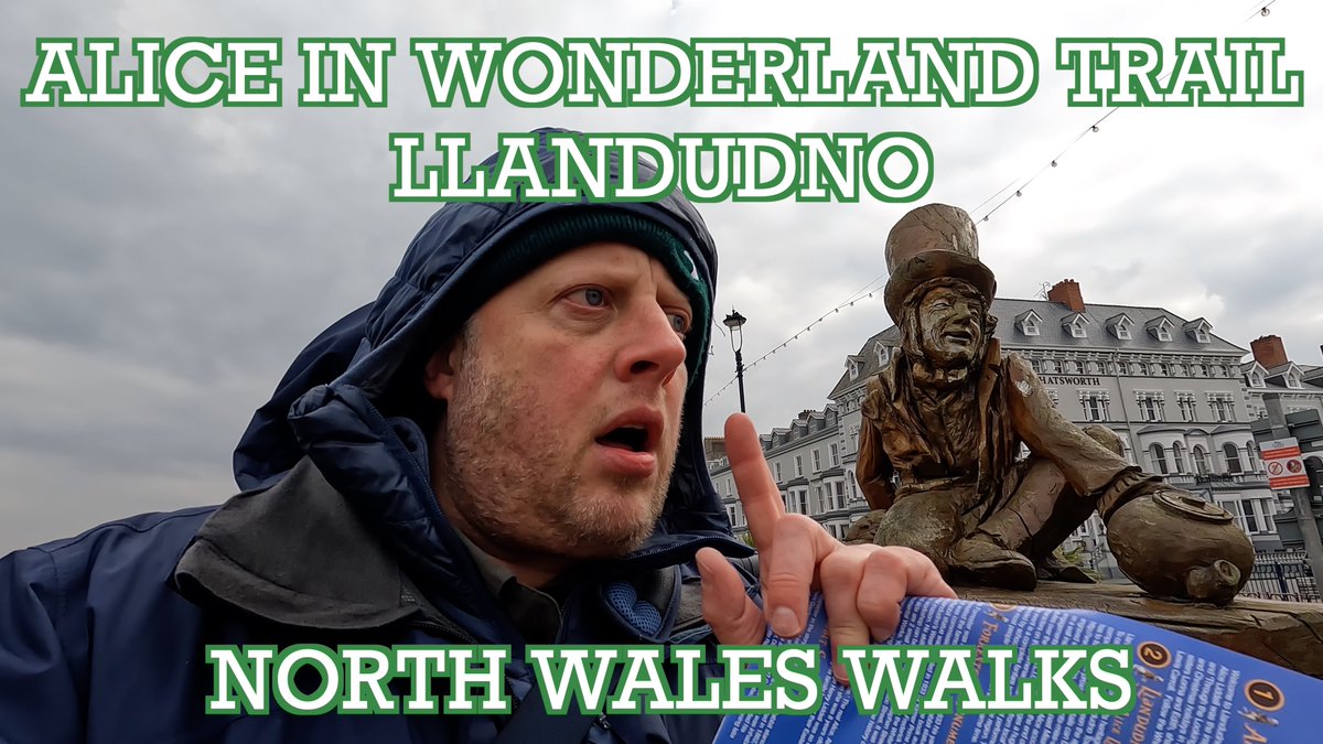 A video of a walk following the Alice in Wonderland trail in Llandudno. youtu.be/sWLnxGdb4R4 #llandudno #aliceinwonderland