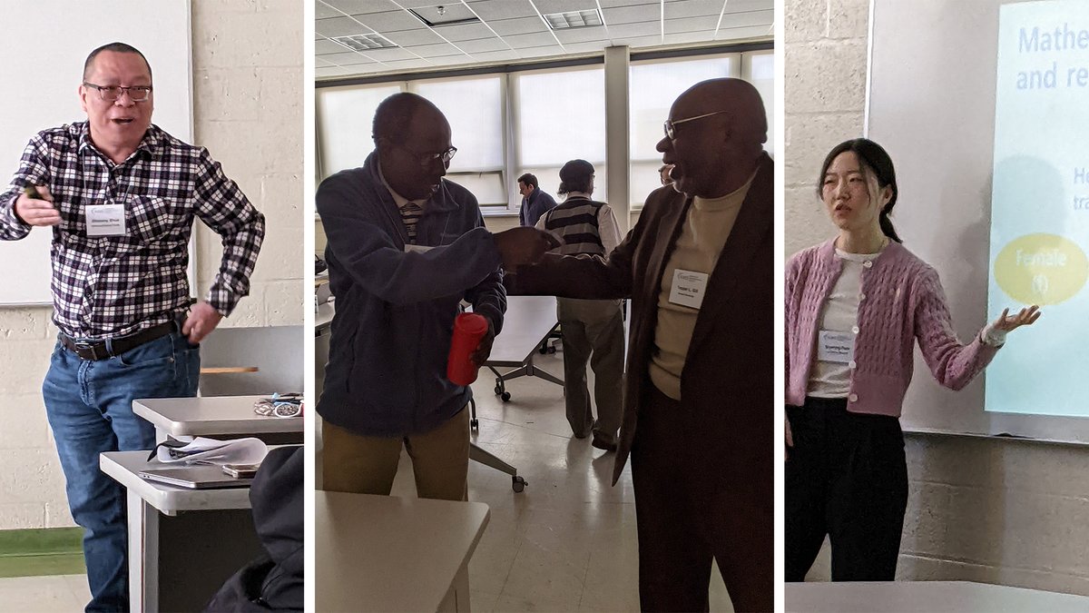 At our Spring Eastern Sectional Meeting, Zhisheng Shuai of <a href="/UCF/">UCF</a> presented his work on global stability in infectious disease models at a special session called “Mathematics of Infectious Disease: A Session in Memory of Dr. Abdul-Aziz Yakubu.” 

ow.ly/wi3450RooiC