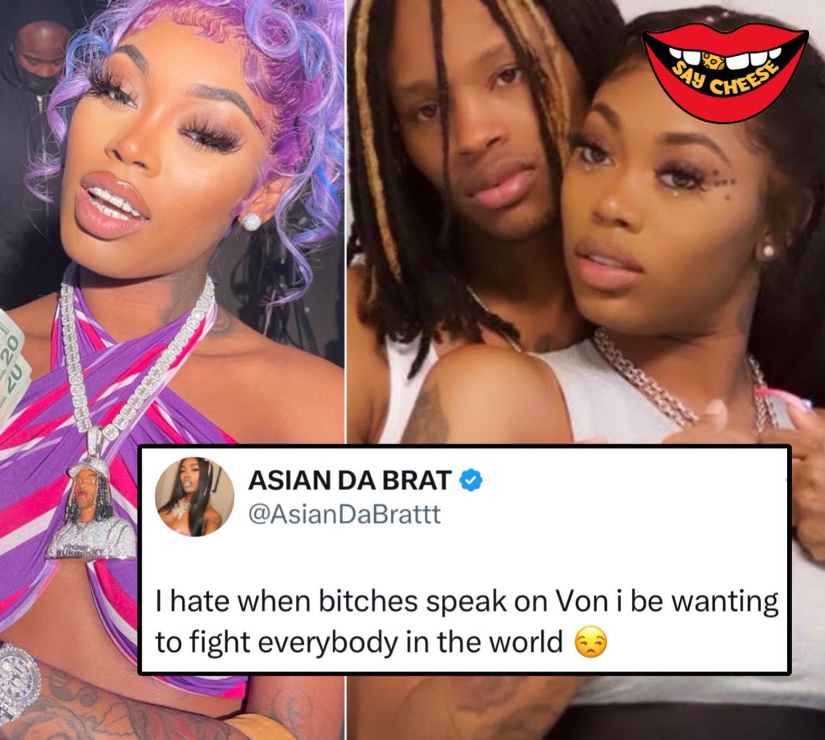 Asian Doll says she doesn't like when people speak on King Von: “I be wanting to fight everybody in the world”