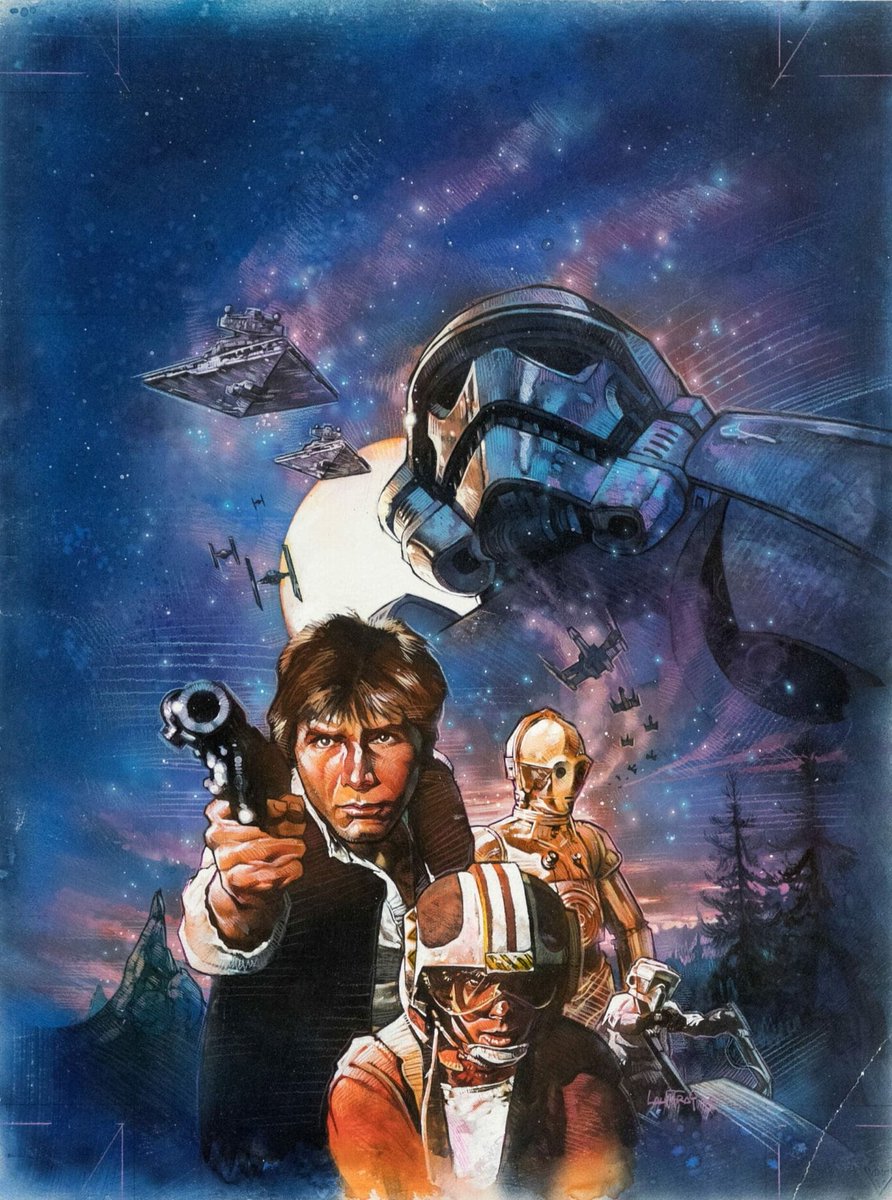 CyberpunkSF's tweet image. "Star Wars: Heir to the Empire" #1-6 by Mathieu Lauffray (Dark Horse, 1995-96)