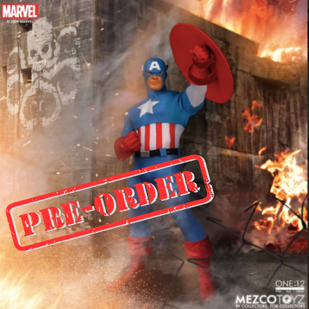 Cick on our affiliate link for 10% off and free shipping over orders $79! So place your order with #EntertainmentEarth for this #CaptainAmerica #SilverAge Edition #One:12 Collective Action Figure by #MezcoToyz ee.toys/DRKFHB