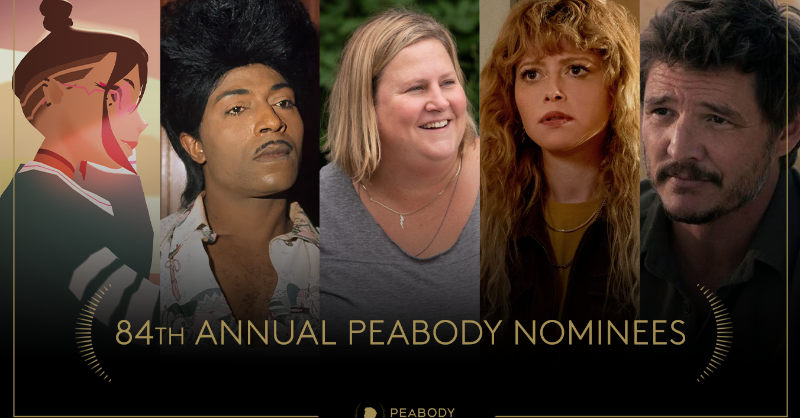 We're nominated for a Peabody!!! We're honored, shocked, on the floor over this honor by the 84th annual @PeabodyAwards - a historic, prestigious award that shines a light on stories that push for truth, social justice, and equity. WOW. WOW #PeabodyAwards bit.ly/PeabodyNominees