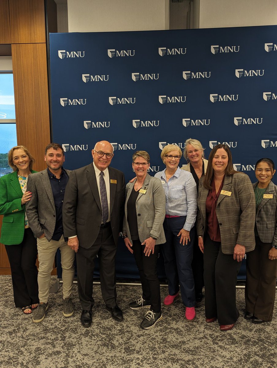 What an honor to be invited to the #MNUeducationinfluencers luncheon! We were inspired by the conversation and the commitment to Kansas education!