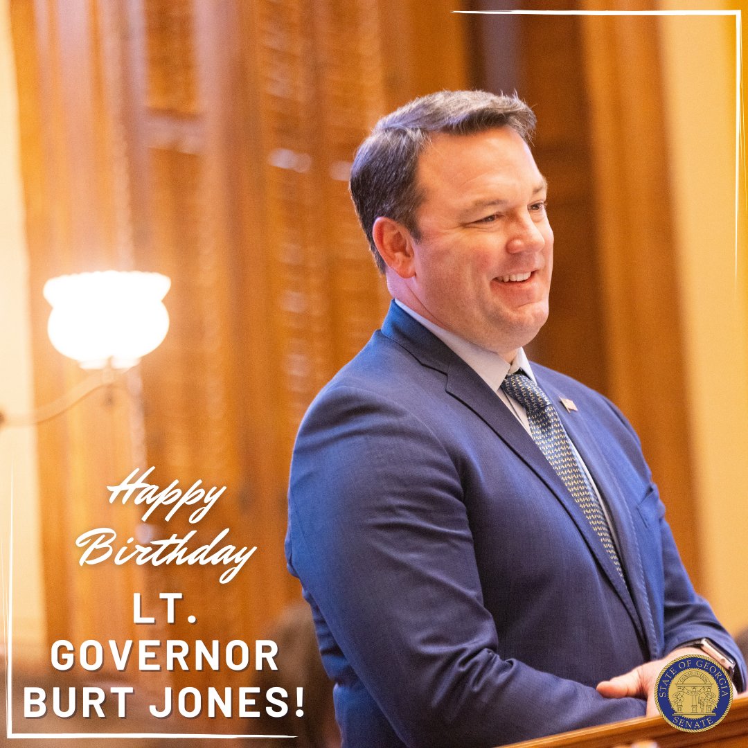 Wishing @LtGovJonesGA a very happy birthday! #gapol #gasenate