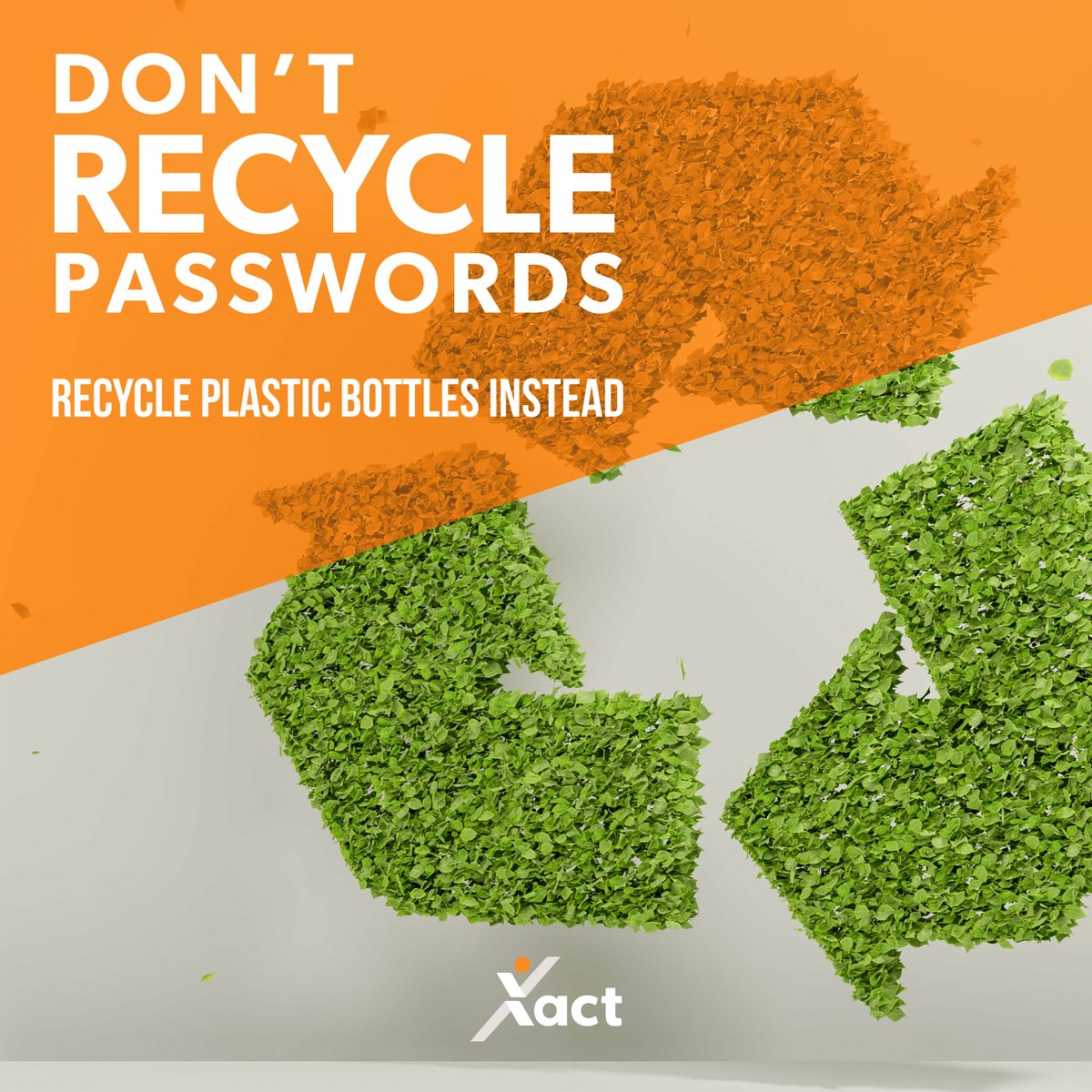 Recycling and reusing are effective ways to reduce waste and be environmentally conscious. However, when it comes to password security, it’s vital never to reuse passwords. #UniquePassword #NeverRecycle