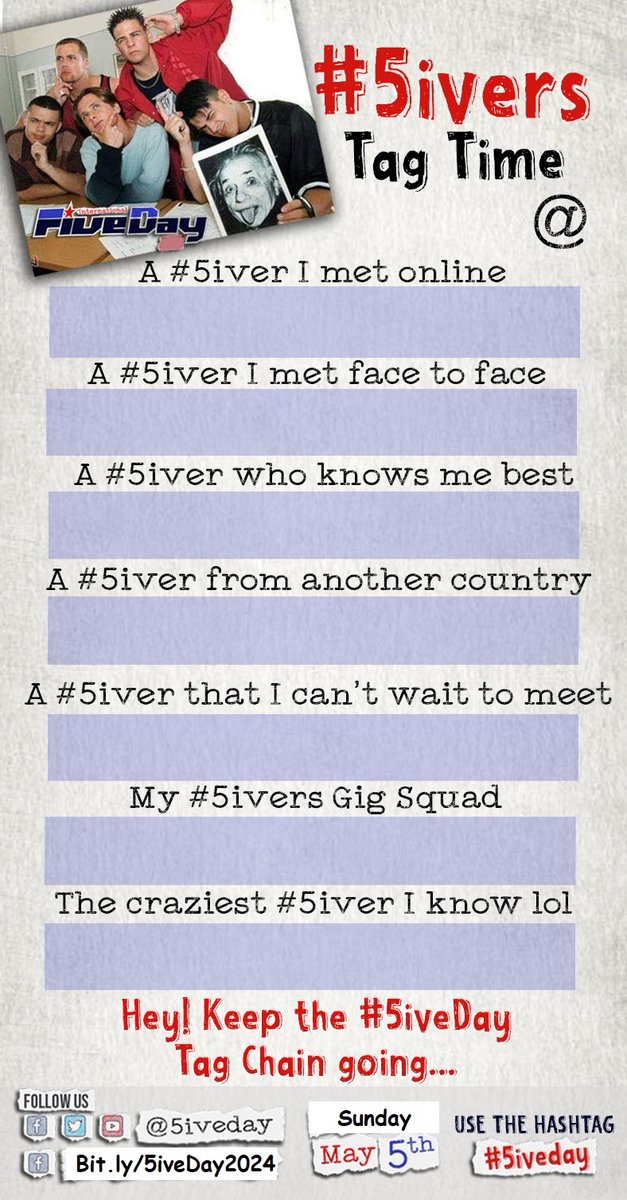 #5iveDay tweet media