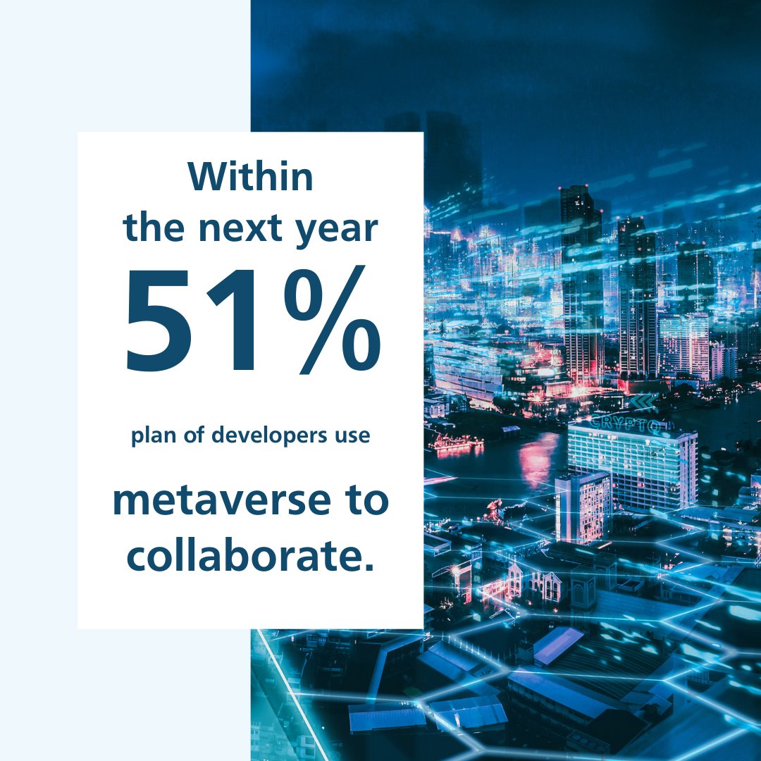 In our latest developer marketing survey report, we asked if developers were using the metaverse to collaborate on development projects. Does this usage vary on age? Read the answer here: evansdata.com/reports/viewSa…