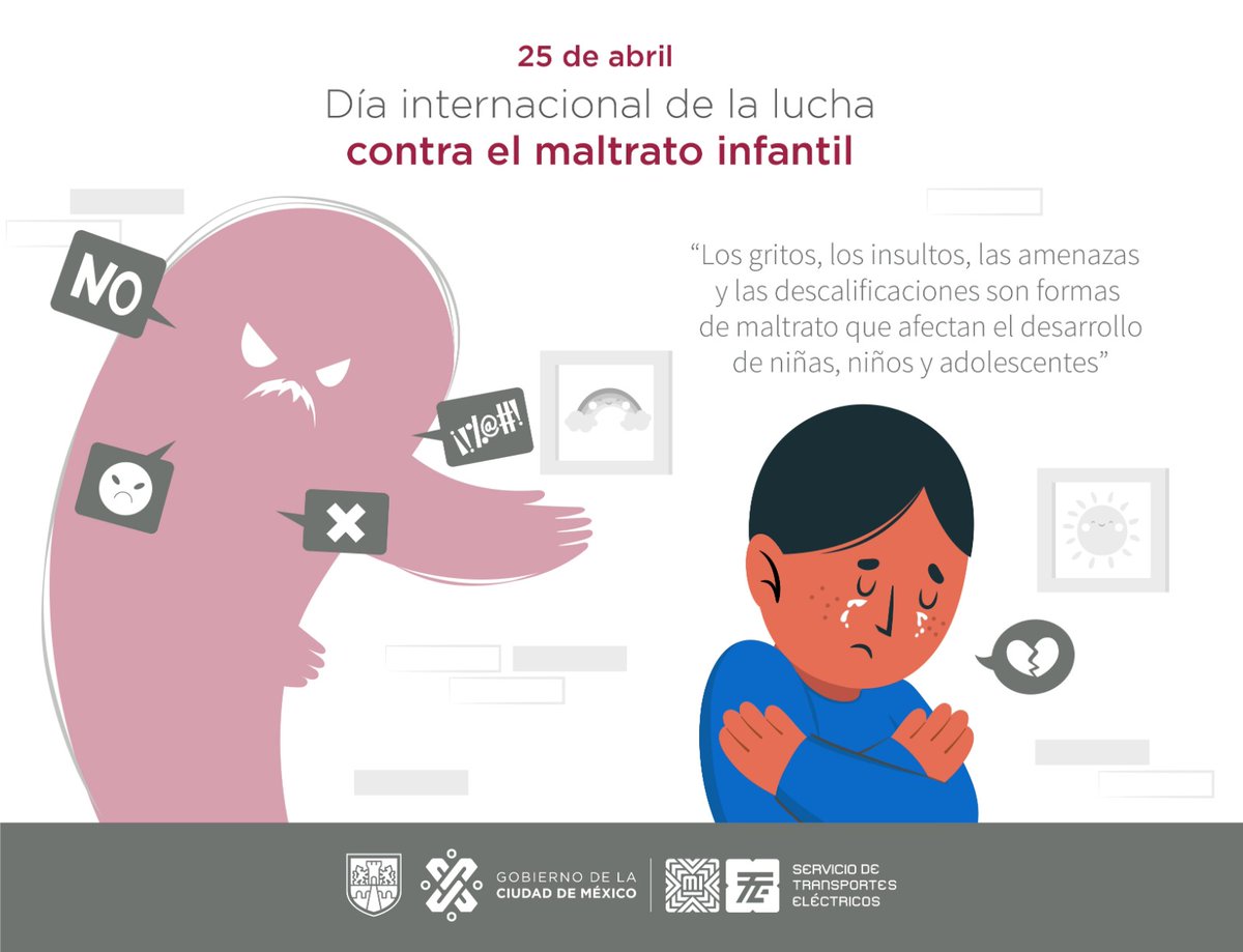 25 de Abril Día internacional de la lucha contra el maltrato infantil