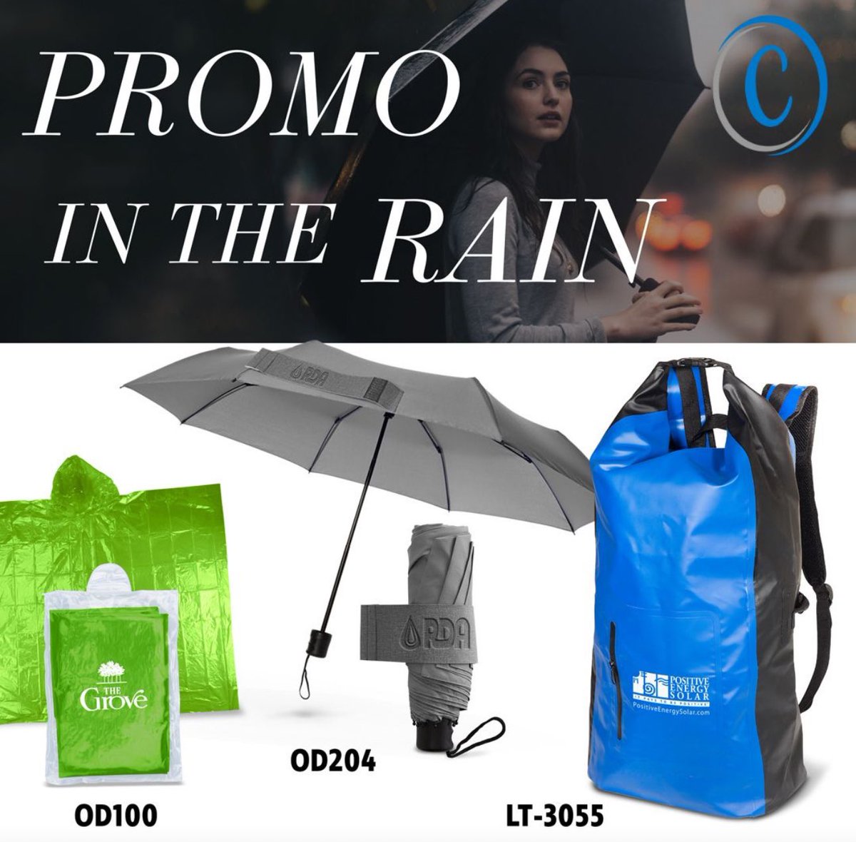 Does your #business have #promotionalproducts for those #rainydays? Coastal Promotions is ready to get your help your #company #promo in the #rain!  Reach out today for a #quote with your #businessbranding. 
.
.
#promotionalproductswork #yourlogohere #promotionalproduct #swag