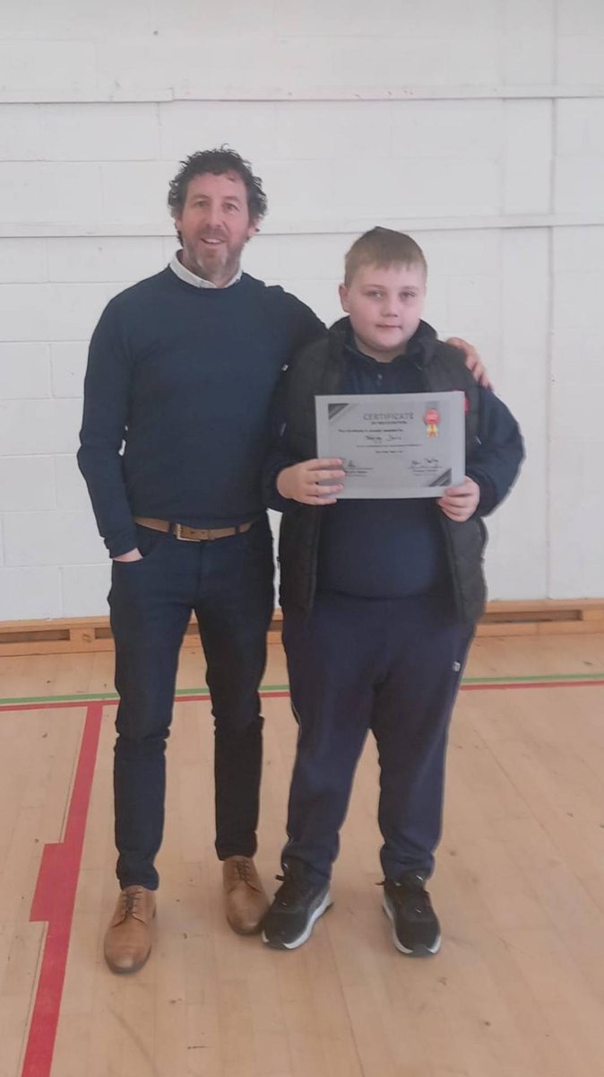 Well done to Teejay Davis, who received his Back to Basics Boxing certificates this week. Teejay has worked hard every Wednesday for a few weeks now. We are very proud of you, Teejay.