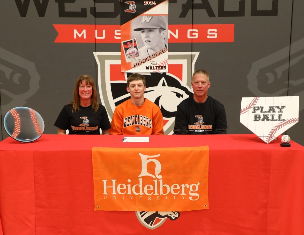 WestfallHS's tweet photo. Congratulations to senior Trent Walters, who has signed a letter of intent to further his academic and athletic career at Heidelberg University, where he will play baseball. https://t.co/Uj8LGIol8T