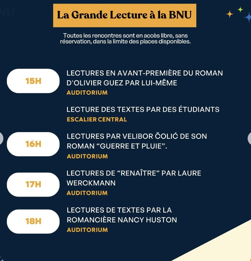 La @BNUStrasbourg, passage obligé de la #GrandeLecture à partir de demain... Des rendez-vous magnifiques, y compris sous l'escalier central ! #CapitaleMondialeDuLivreStrasbourg #LireNotreMonde