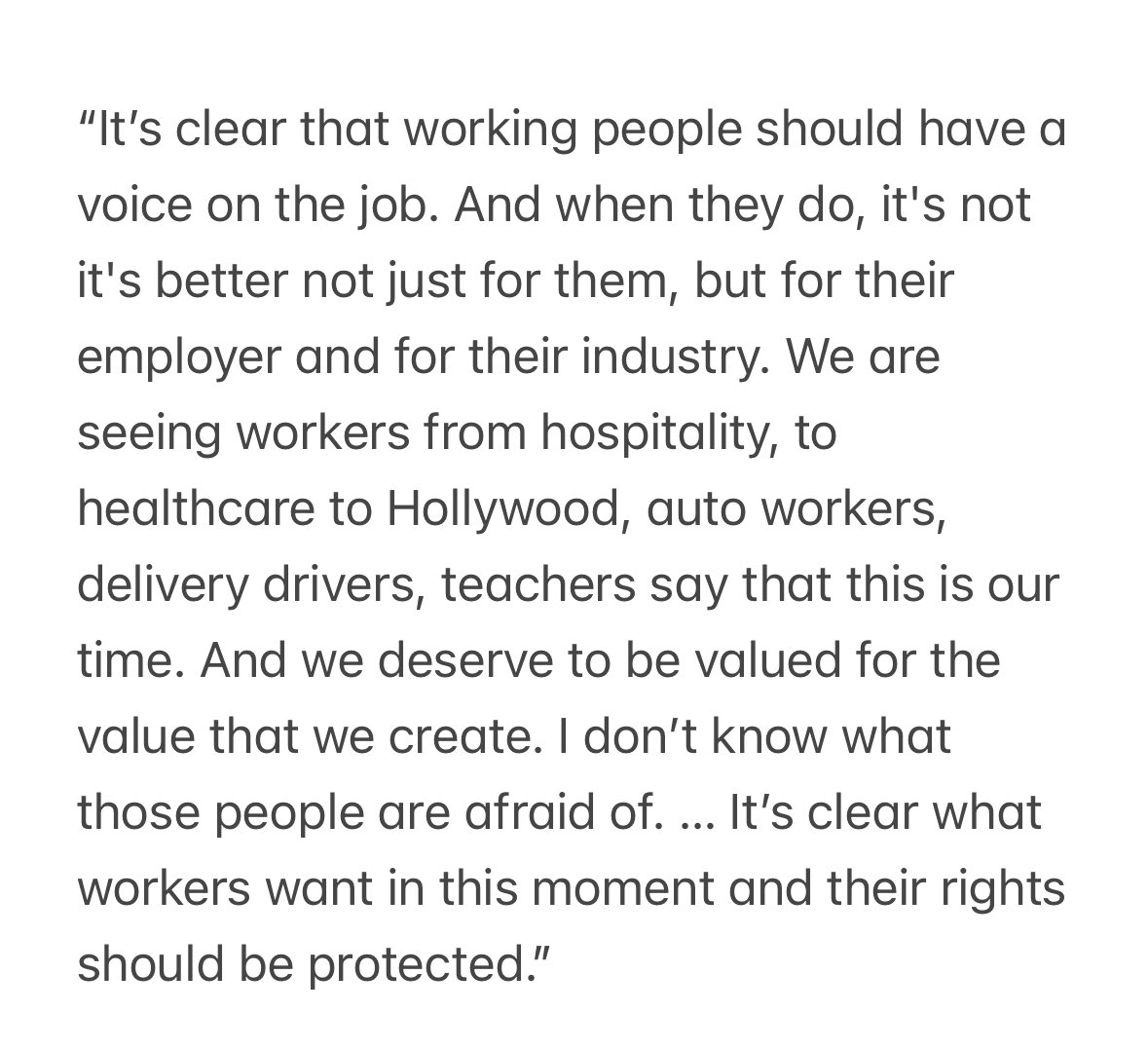 I just asked acting US Labor Secretary Julie Su about efforts by governors in Georgia and other Republican-led states to adopt legislation that makes it harder for workers to unionize. #gapol