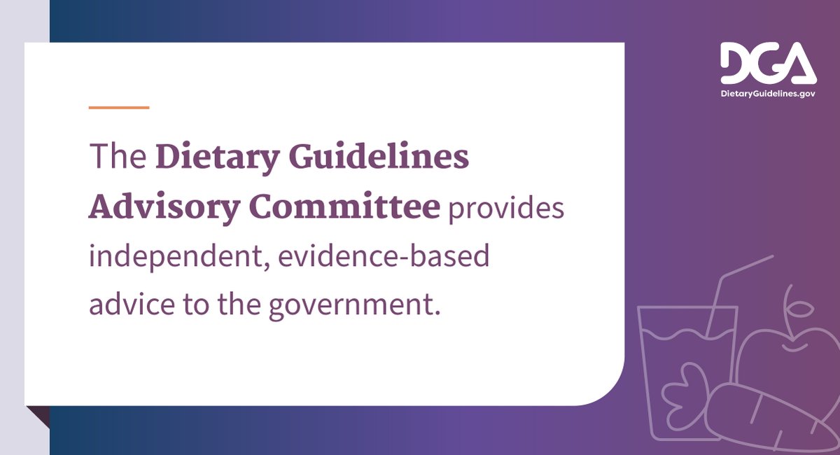 #DYK? The Dietary Guidelines Advisory Committee’s collaborative structure and science-based process help ensure its review of evidence and decisions are objective and not based on any one member’s expertise. Learn more in our @AJCNutrition article: sciencedirect.com/science/articl…