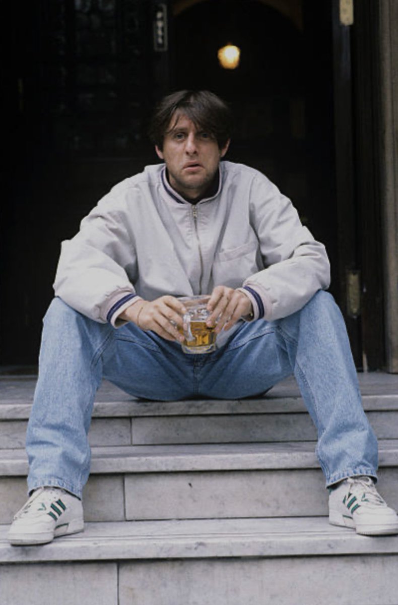 #TBT Shaun 😎👟🍺
.
📷: Brian Rasic 
.
#ShaunRyder #SWR #HappyMondays #BlackGrape #Archive #ThrowbackThursday