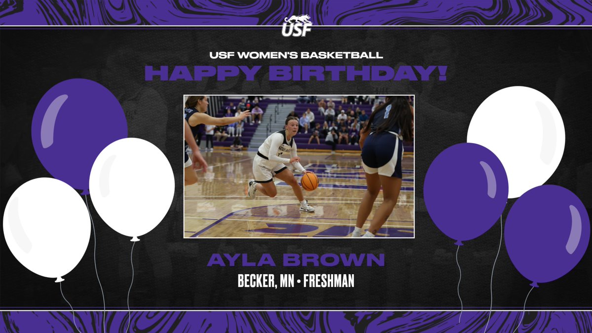 Wishing a Happy Birthday to our PG, @AylaBrown05!! Have a great day 🎉🎂🎁