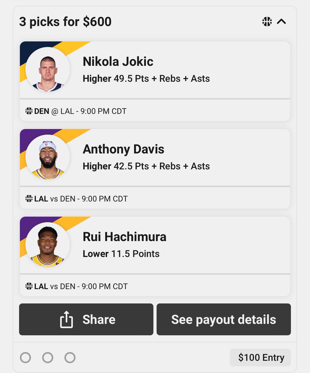 Lakers or Nuggets winning today? Use code: GRINDING & Underdog will match your first deposit up to $100👉 play.underdogfantasy.com/p-siimply-grin… #UnderdogPartner @UnderdogFantasy