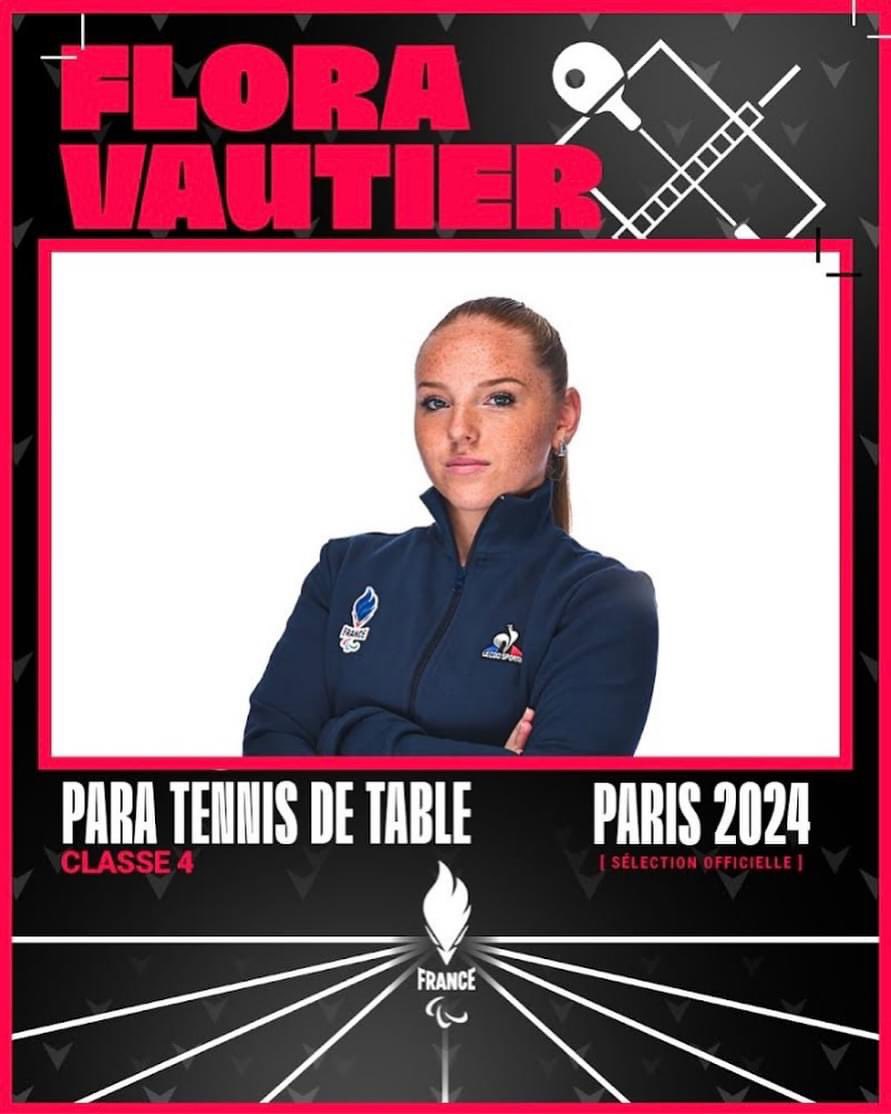 Très fier de la qualification de notre Vençoise @flora_vautier pour les Jeux paralympiques de #Paris2024 ! Les @AlpesMaritimes seront dignement représentées lors des prochains Jeux 👏