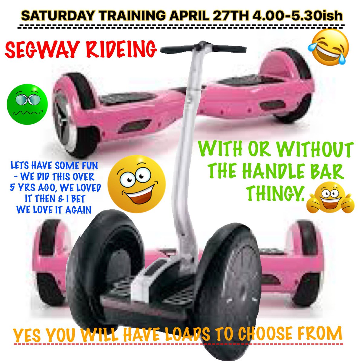 #zshq   WE ARE GONNA HAVE SOME FUN ON SEGWAYS OR WHAT EVER THERE CALLED.... 
We did it over 5yrs ago!!!!       And you remember every moment dont ya🤣🙂😊☺️
➖➖➖➖➖➖➖➖➖➖➖➖➖➖➖➖➖➖➖➖➖➖➖➖➖