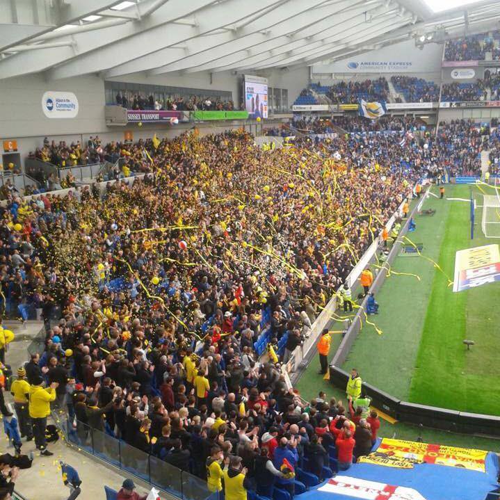 ON THIS DAY 2015: Watford Promoted to the Premier League at Brighton & Hove Albion #Watfordfc