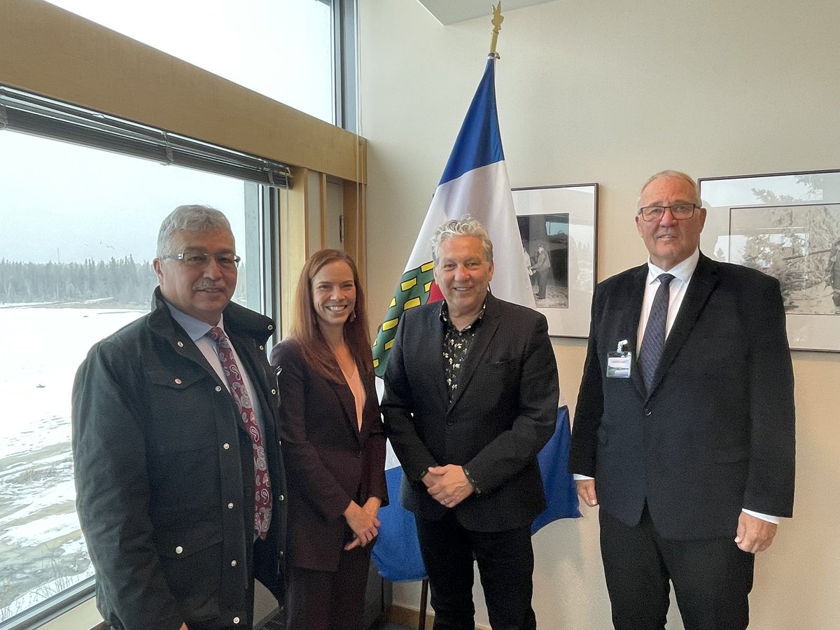 Great discussion with Deputy Premier of NWT @CWawzonek on goals and priorities for the Territory, supporting the region’s economy, childcare infrastructure in #Budget2024, and the future of defence in the North.
