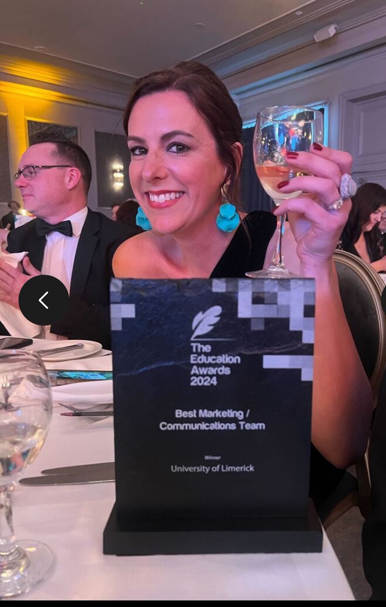 Absolutely delighted. It’s been a challenging few weeks but bringing this home for our amazing team is very, very sweet. #EducationAwardsIRL @EDUAwardsIRL