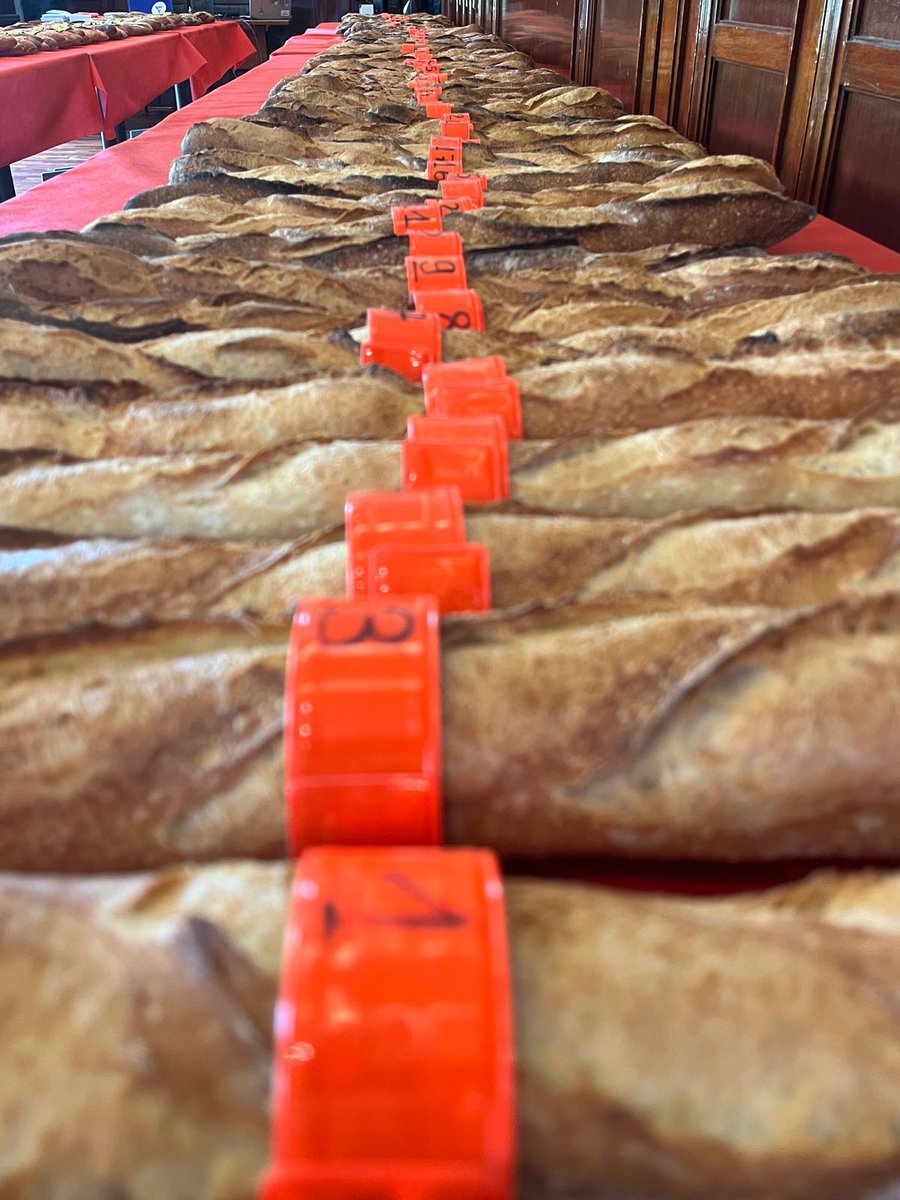 Le prix de la meilleure baguette tradition française 2024 est décerné à la boulangerie L'utopie dans le 11e arrondissement. Bravo à Xavier Netry et à toute l'équipe. Merci beaucoup à tous les participants (173 baguettes présentées) et aux membres du Jury que j'ai présidé.