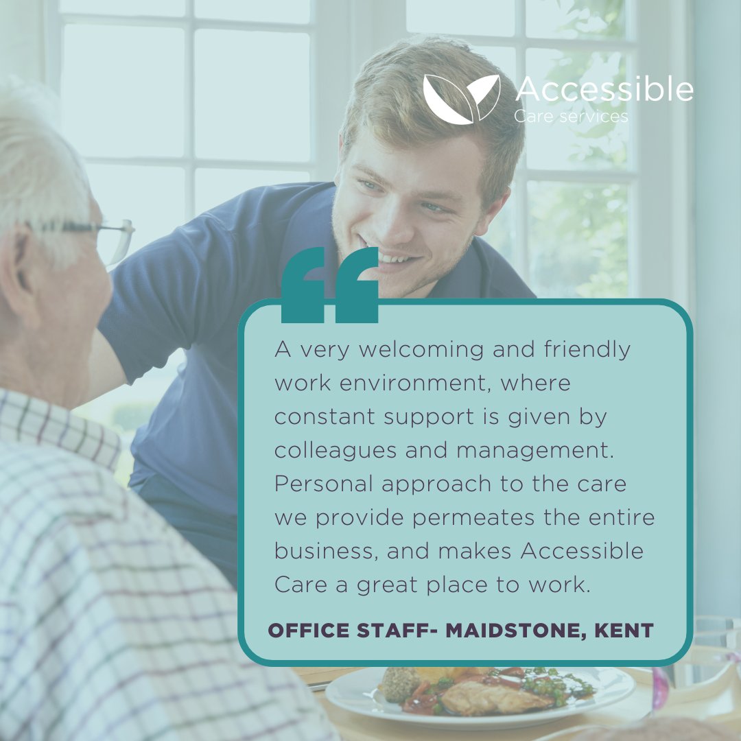 Have you ever made your friend a cup of tea? If the answer is yes, then you already have key care experience!😉 We can help you start your new career as a Care Assistant💪

Follow our indeed page for more details👉  uk.indeed.com/cmp/Accessible… 

#CareerInCare #CareTeam