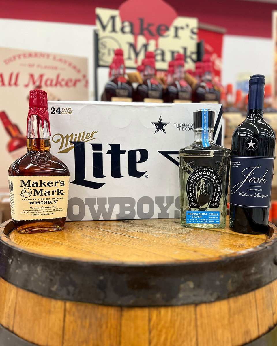 We're pumped for the NFL draft tonight! Who do you think the @dallascowboys are picking?!🍻 @MakersMark @MillerLite @HerraduraTeq @joshcellars