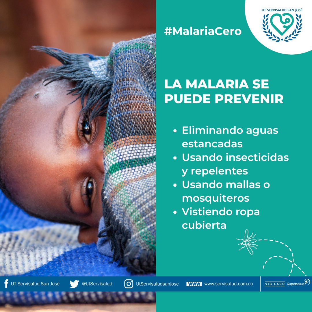#DíaMundialContraLaMalaria 🦟 ¡Protégete contra la malaria! 

Usa repelente, viste ropa larga, duerme bajo mosquitero y consulta a un médico ante síntomas. 

Juntos, podemos frenar la propagación. 💙🌍

#PrevenciónMalaria #MalariaCero #SaludPreventiva