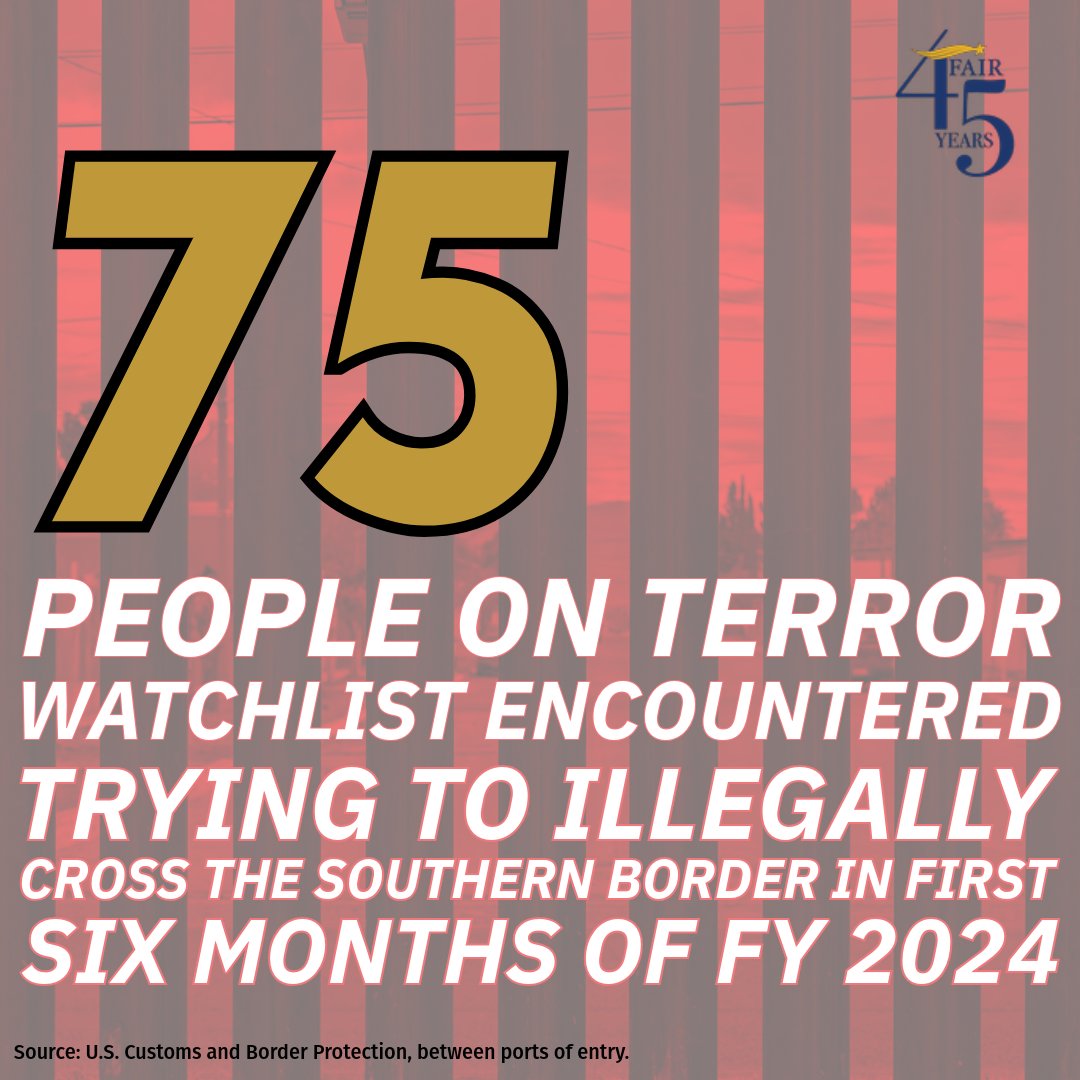 Border security is national security. Schumer could still bring HR 2, the Secure the Border Act, for a vote. President Biden could take executive action today. Failure to act is a direct threat to our national security.